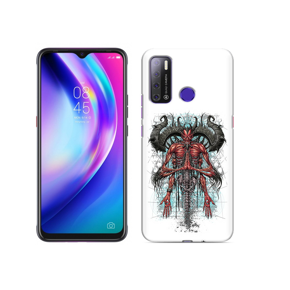 

Чехол MyPads Tocco для Tecno Pouvoir 4 дьявол, Прозрачный, Tocco