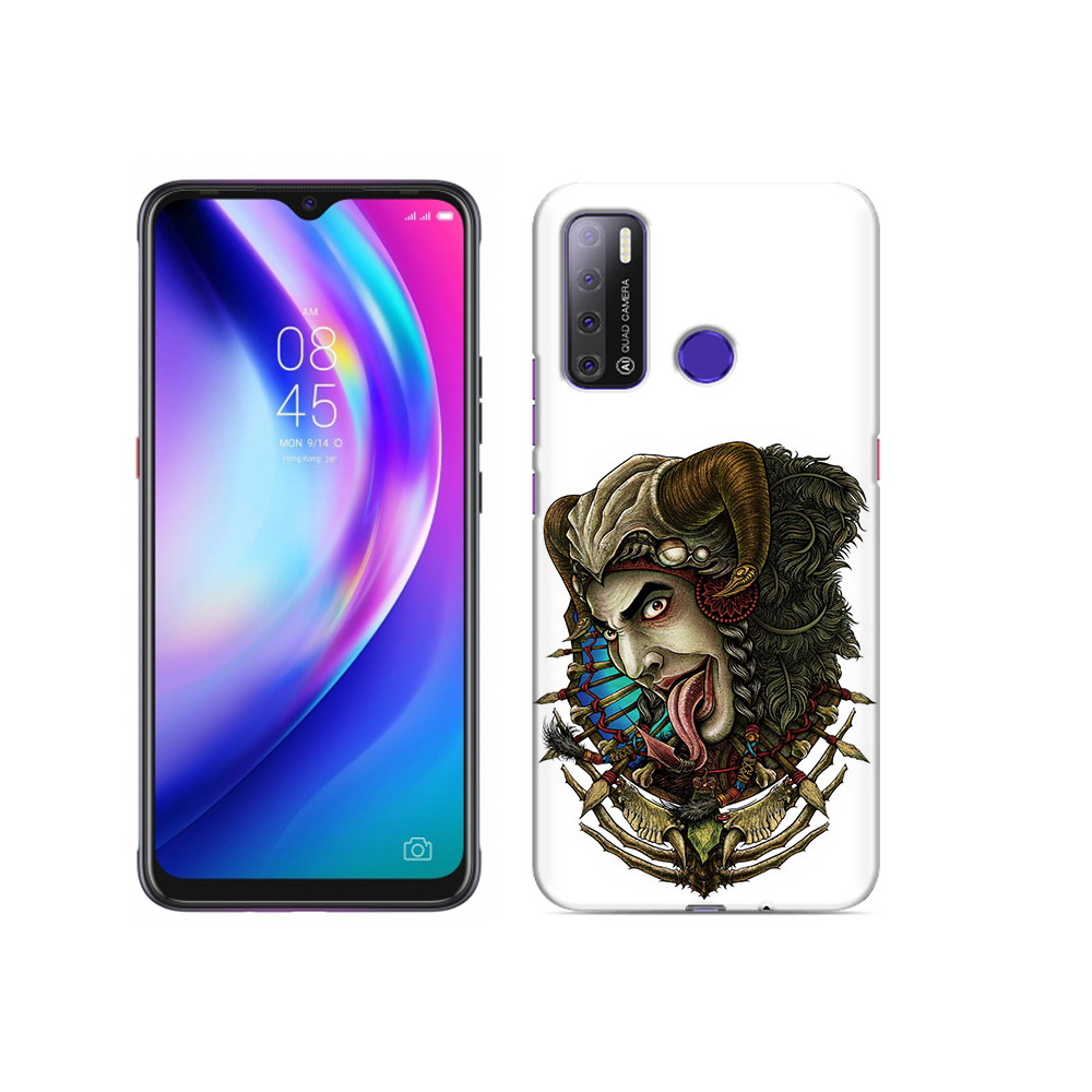 

Чехол MyPads Tocco для Tecno Pouvoir 4 длинный язык, Прозрачный, Tocco