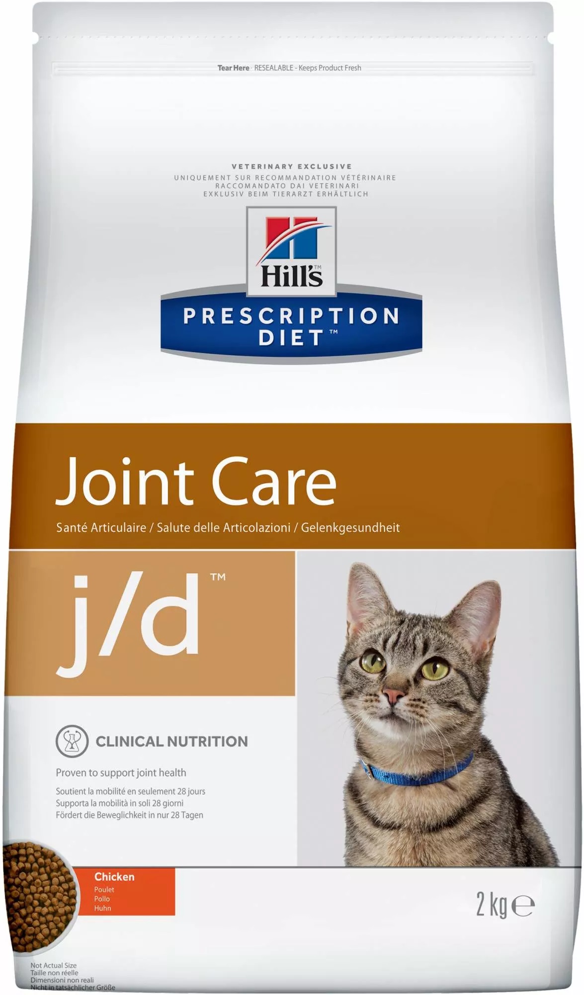 фото Сухой корм для кошек hill's prescription diet joint care, для суставов, курица, 2кг