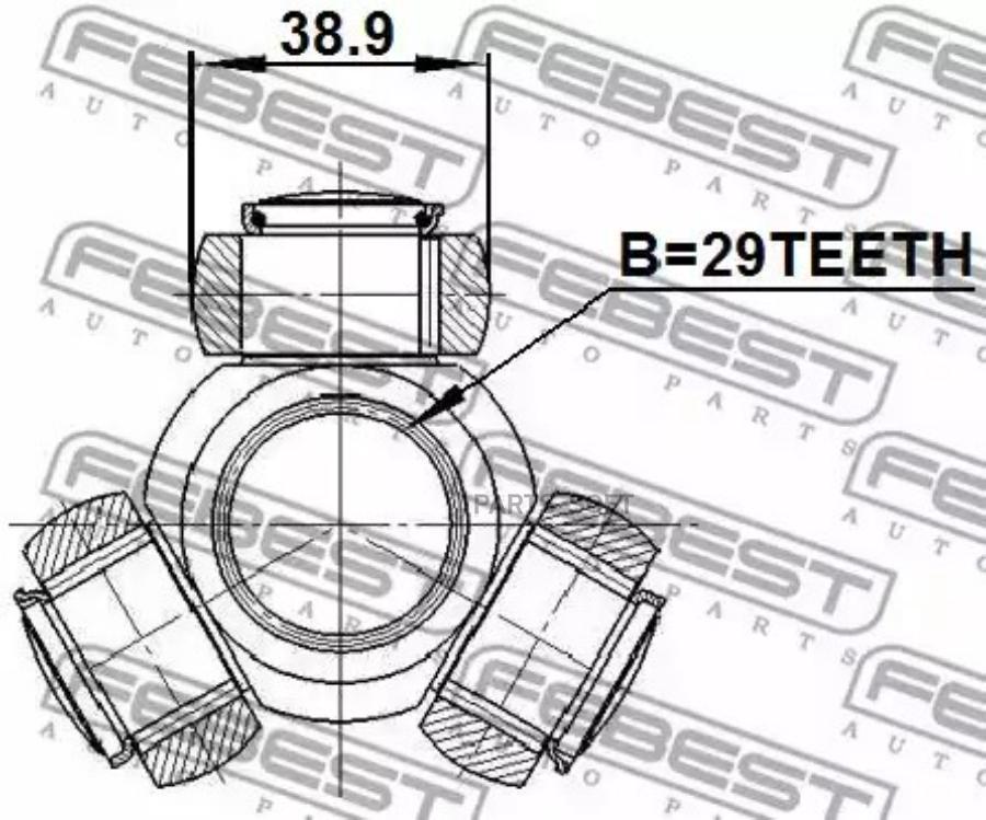 

Трипоид 29X38.9 SUBARU IMPREZA G11 2000-2007