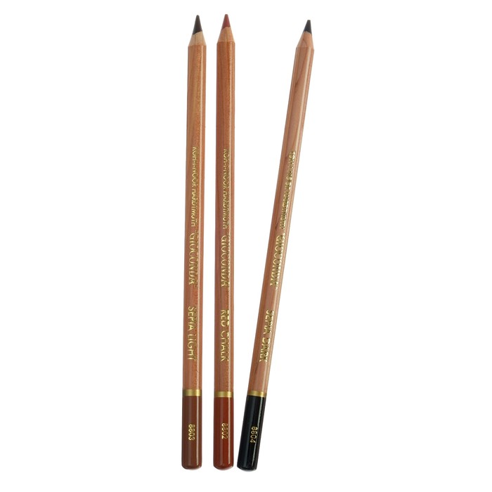 

Koh-I-Noor Набор 3 штуки сепия в карандаше (1295200, 1295196, 1295194)
