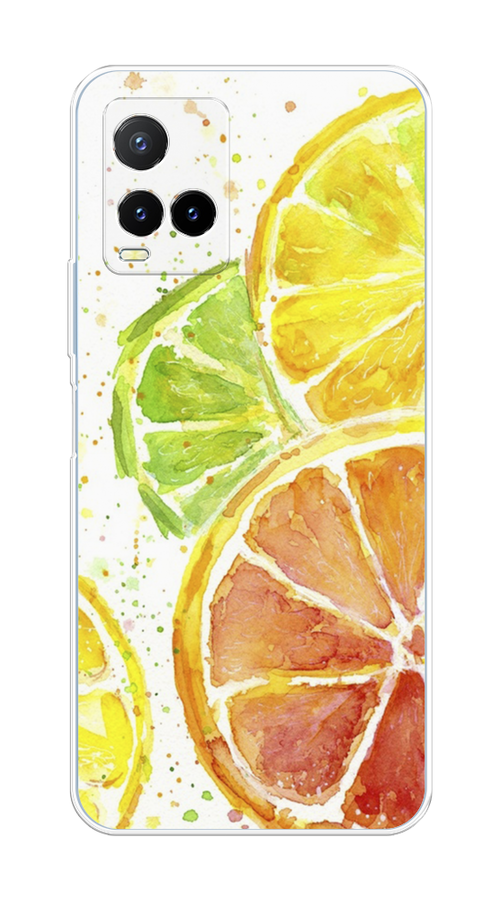 

Чехол на Vivo Y33s/Y21 "Цитрусовые", Белый;желтый;красный;зеленый, 265050-1
