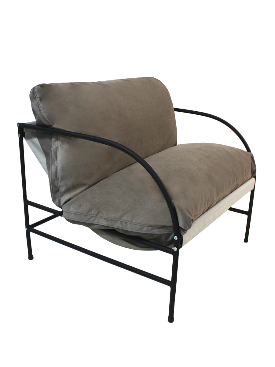 

VIVACASE Кресло металлическое CozyLoft 900х850х700(VFH-CHPIPE908570-dbr)