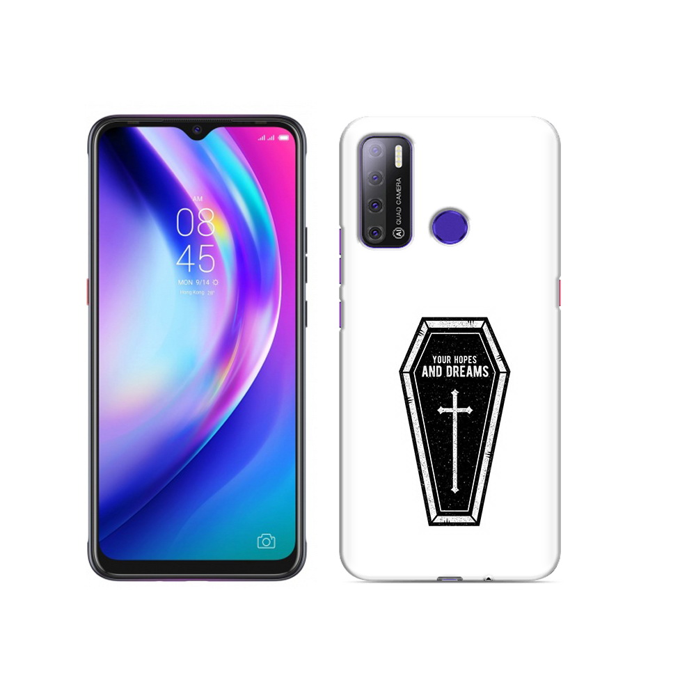 

Чехол MyPads Tocco для Tecno Pouvoir 4 гроб с мечтами, Прозрачный, Tocco