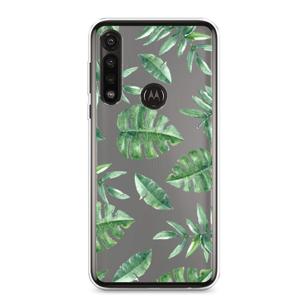 

Чехол Awog на Motorola Moto G Power 2020 "Нарисованные пальмовые листья", Разноцветный, 242650-4