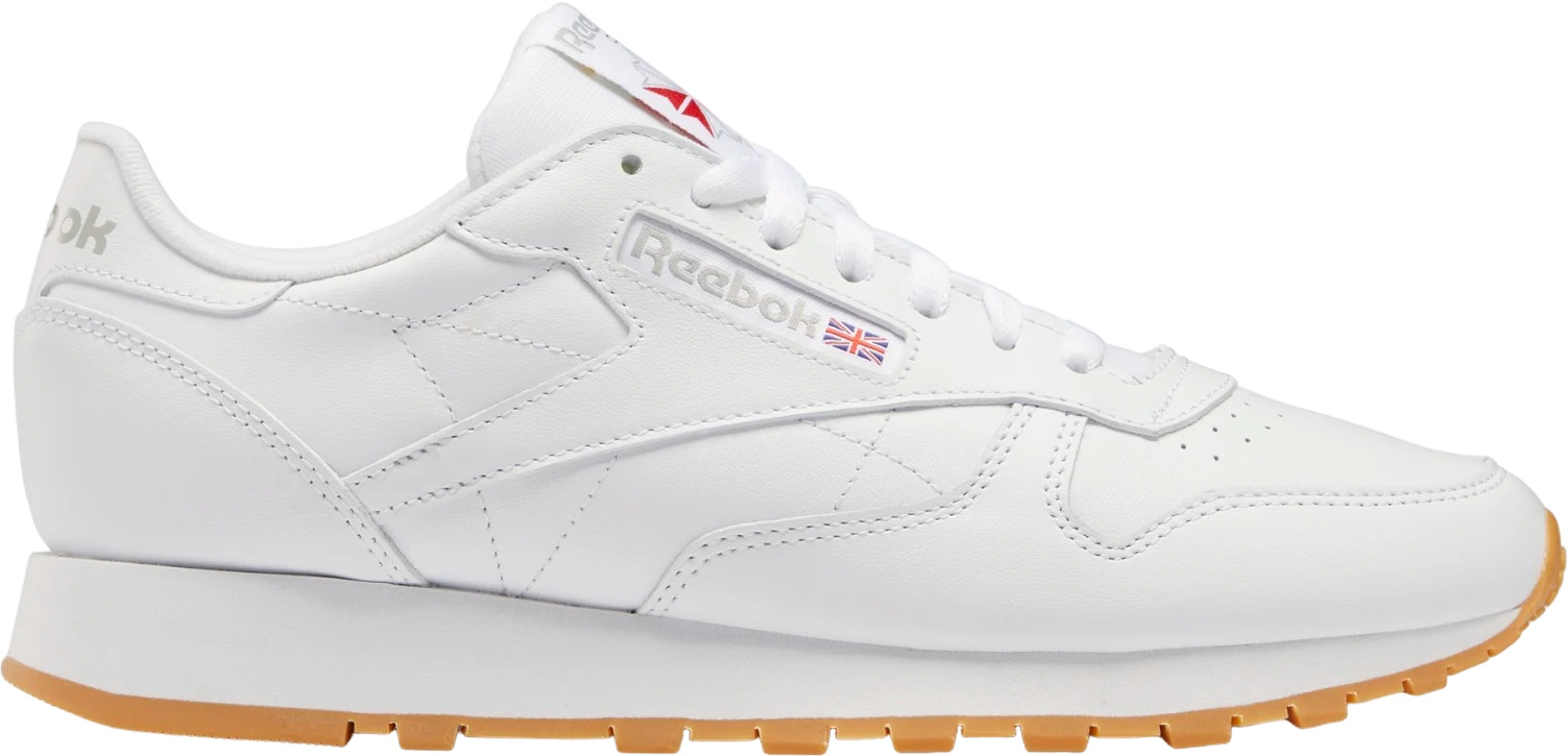 

Кроссовки мужские Reebok Classic Leather белые 12 US, Белый, Classic Leather