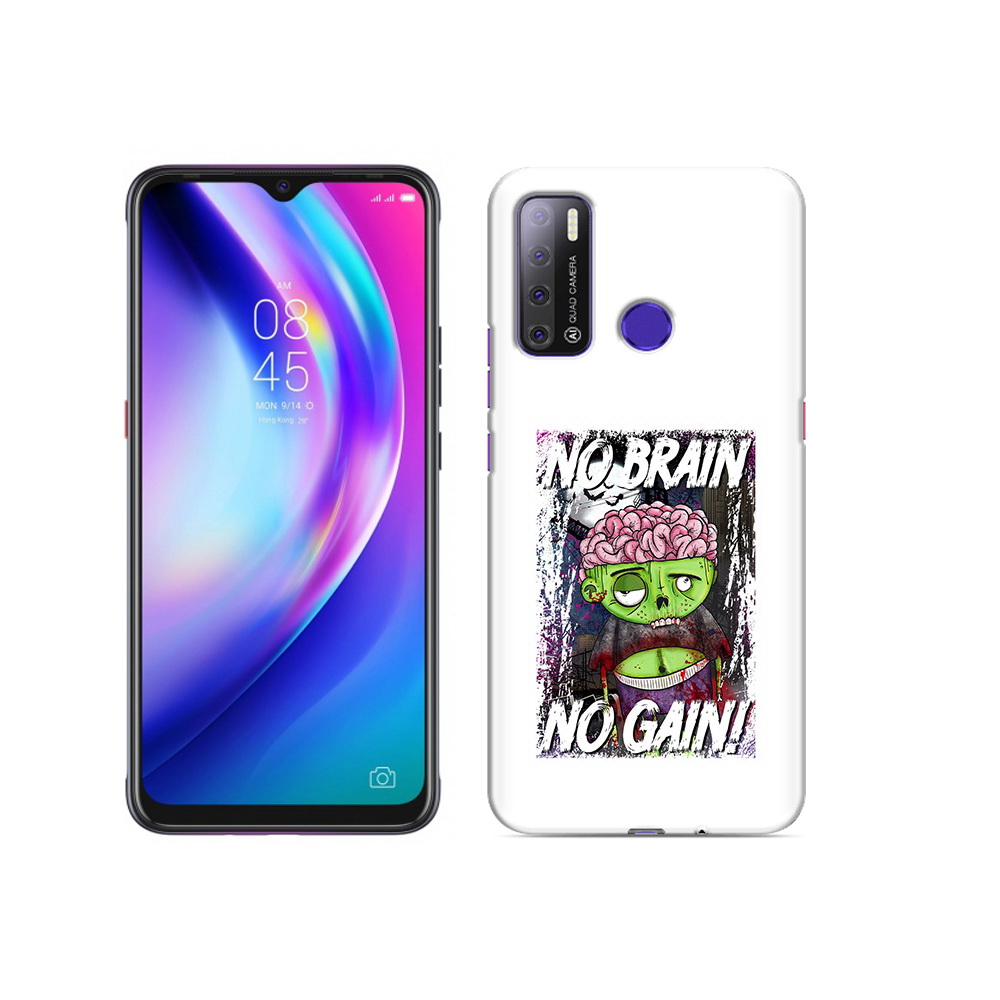 

Чехол MyPads Tocco для Tecno Pouvoir 4 глупый зомби, Прозрачный, Tocco