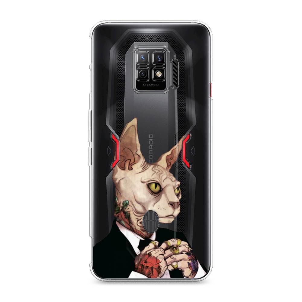 

Чехол Awog на ZTE Nubia Red Magic 7 Pro/ЗТЕ Нубиа Ред Мэджик 7 Pro "Татуированный сфинкс", Разноцветный, 136050-7