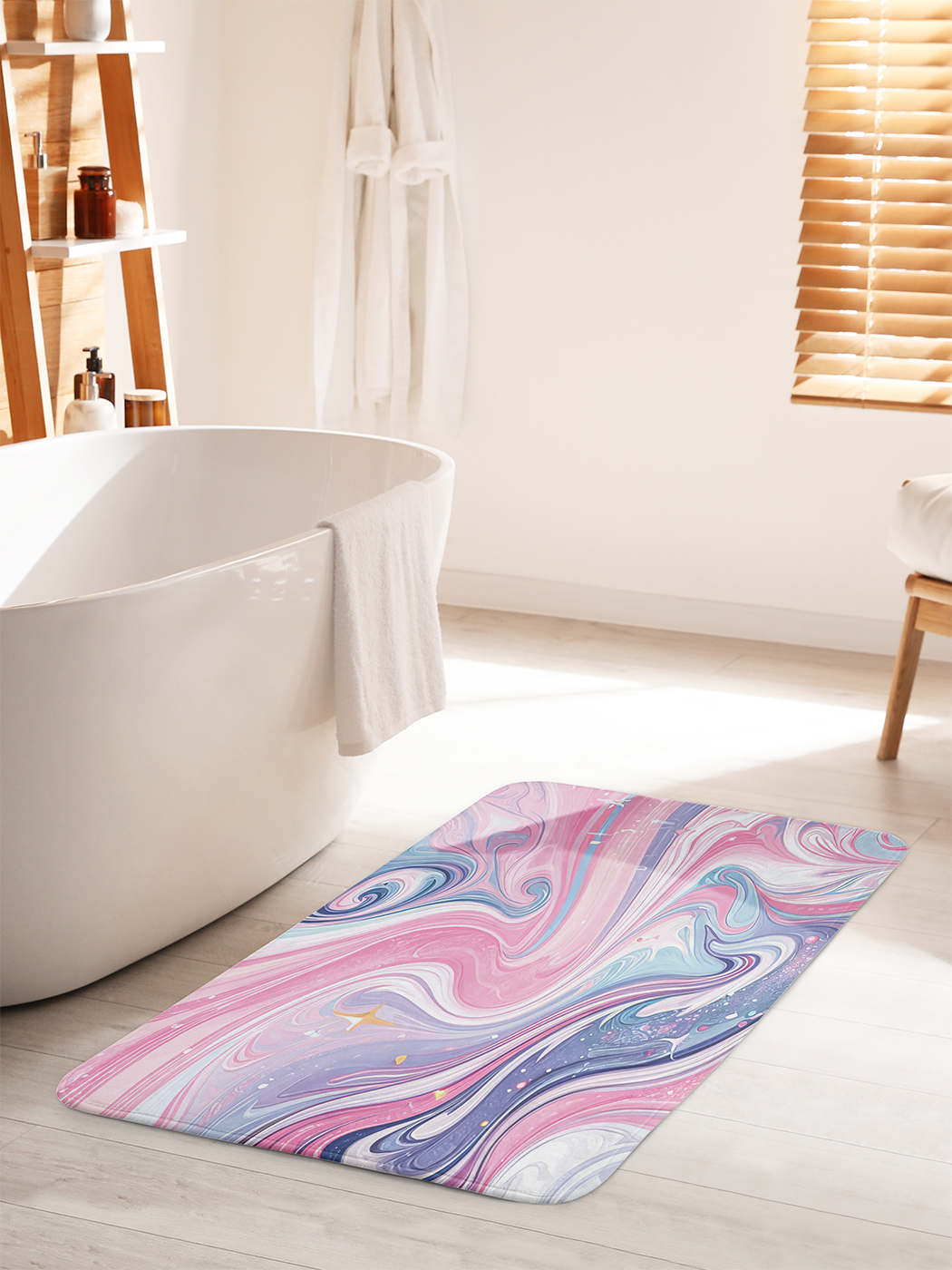 

Коврик для ванной туалета душа JoyArty "Розовое волшебство", bath_sd2730_60x100