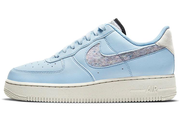 

Кеды унисекс Nike Air Force 1 Low '07 SE Light Armory Blue голубые 44.5 EU, Голубой, Air Force 1 Low '07 SE Light Armory Blue