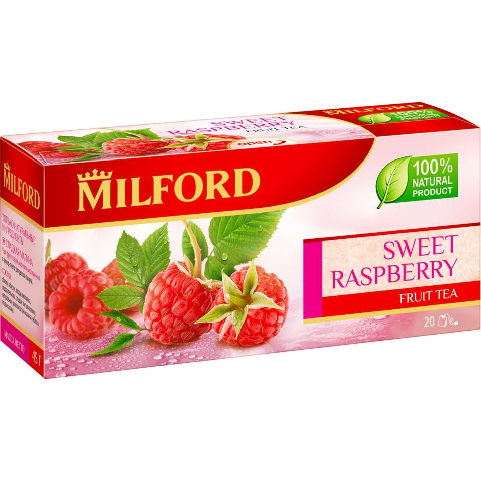 Чай фруктовый Milford Sweet Raspberry 20 пак
