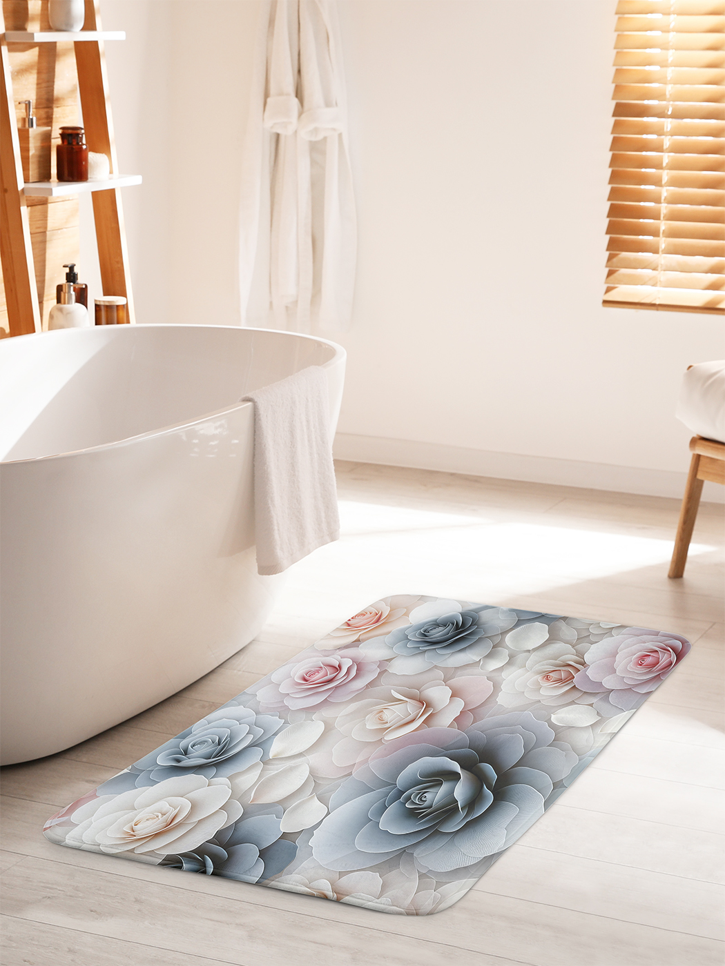 

Коврик для ванной туалета душа JoyArty "Цветущие розы", bath_sd3080_60x100