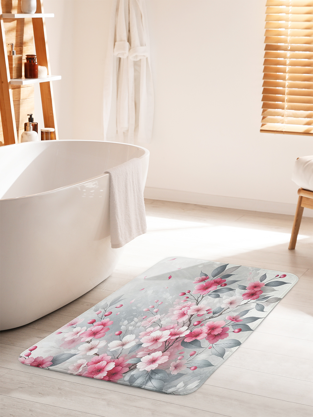 

Коврик для ванной туалета душа JoyArty "Цветущее дерево", bath_sd3082_60x100