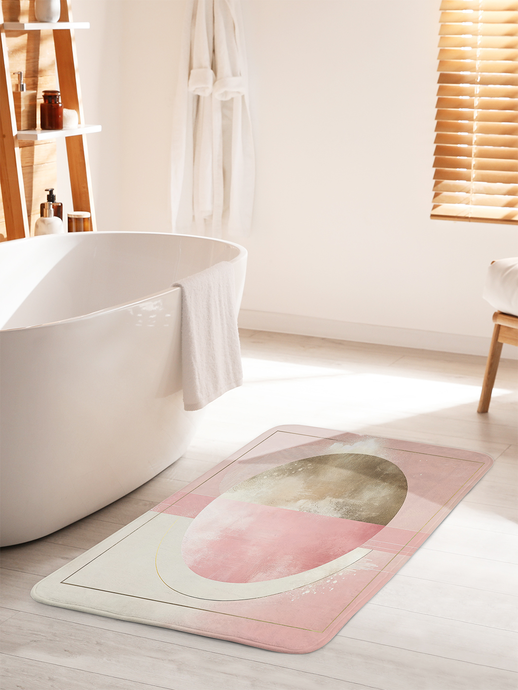 

Коврик для ванной туалета душа JoyArty "Пастельная луна", bath_sd3088_60x100