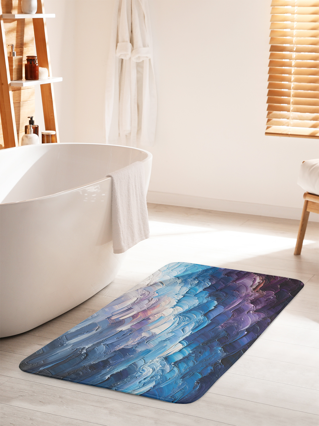 

Коврик для ванной туалета душа JoyArty "Акварельные мазки", bath_sd3098_60x100