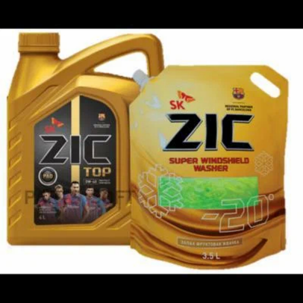 

Акция Масло Zic 5/40 Top Sn/Cf Синтетическое 4 Л + В Подарок Омыватель Windshield Washer -