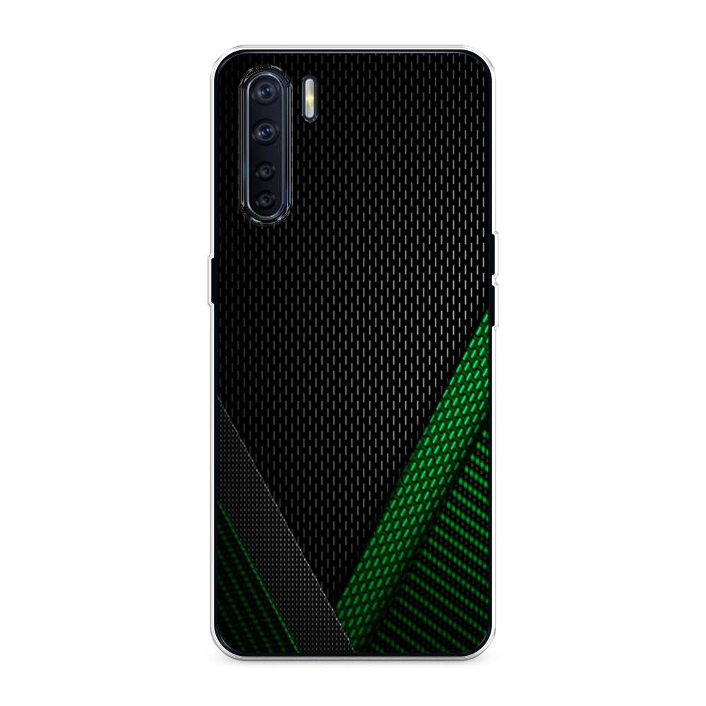 

Чехол Awog на Oppo A91/Reno 3 "Зеленый карбон", Разноцветный, 254250-3