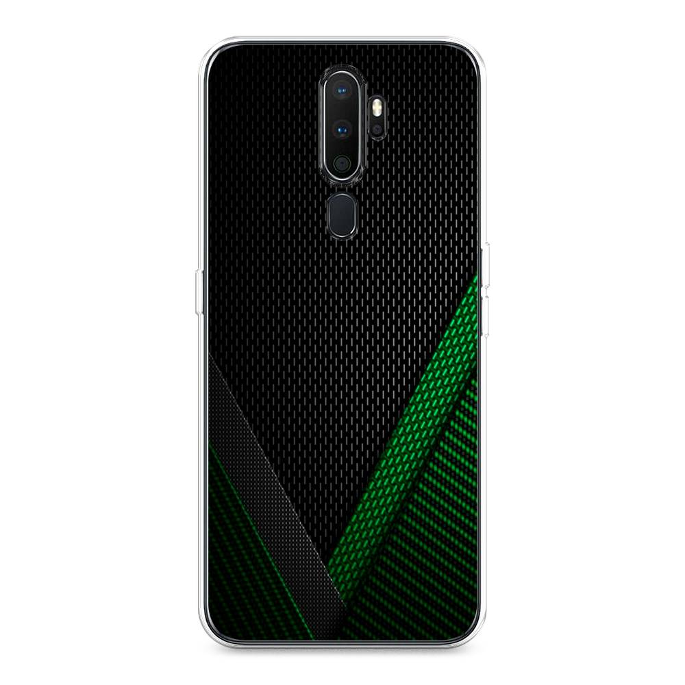 

Чехол Awog на Oppo A5/A9 2020 "Зеленый карбон", Разноцветный, 251950-3