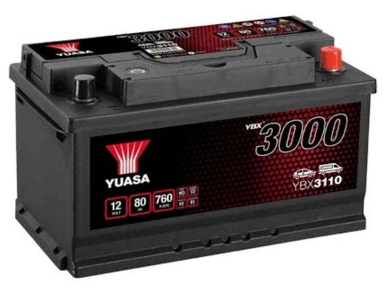 

Аккумуляторная Батарея Smf[12v 80ah 760a B13] YUASA арт. YBX3110-080