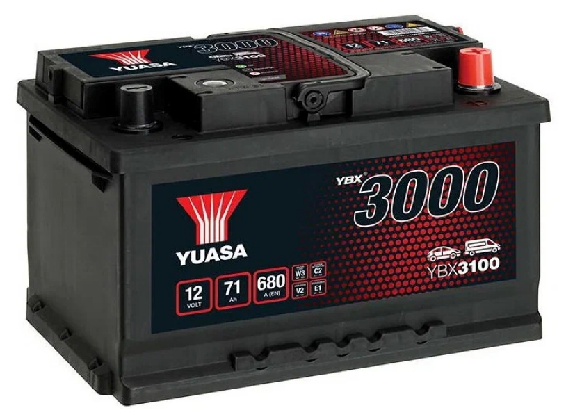 

Аккумуляторная Батарея Smf[12v 71ah 650a B13/B14] YUASA арт. YBX3100-071