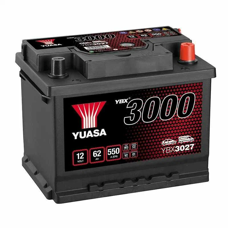 

Аккумуляторная Батарея Smf[12v 62ah 550a B13] YUASA арт. YBX3027-060