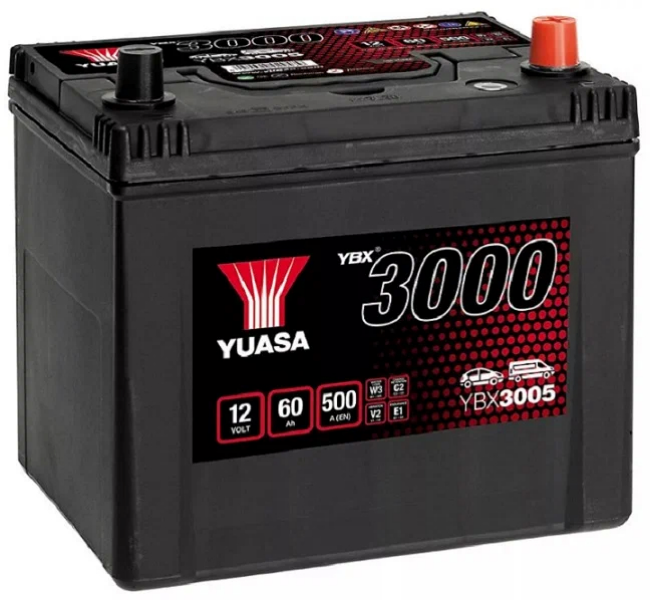 Аккумуляторная Батарея Smf[12v 60ah 450a] YUASA арт. YBX3005-060