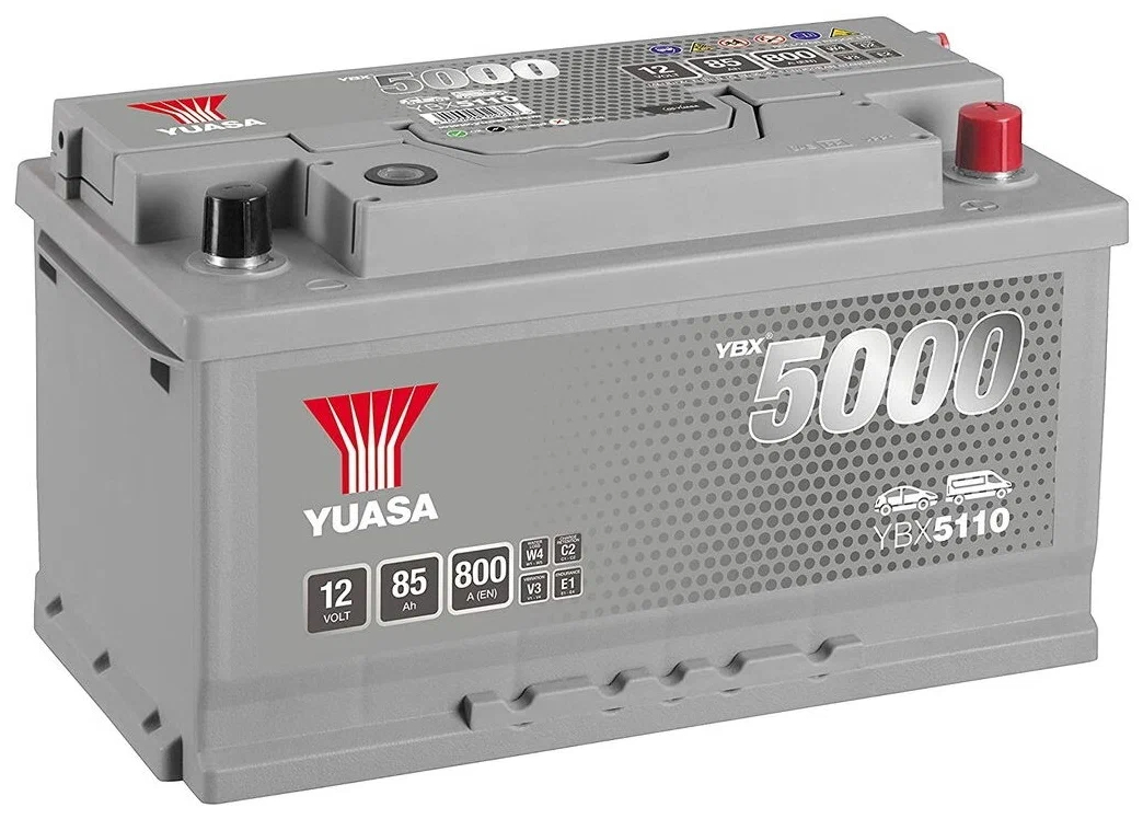 

Аккумуляторная Батарея Silver High Performance[12v 85ah 800a B13] YUASA арт. YBX5110-085