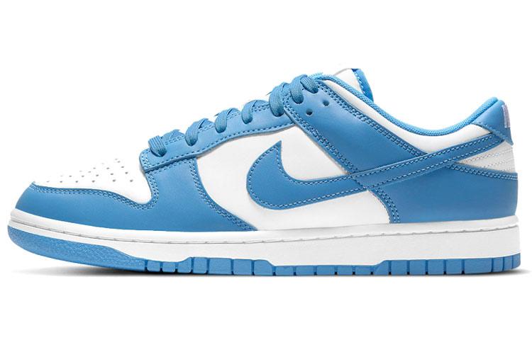 

Кеды унисекс Nike Dunk Low Retro University Blue белые 48.5 EU, Белый, Dunk Low Retro University Blue