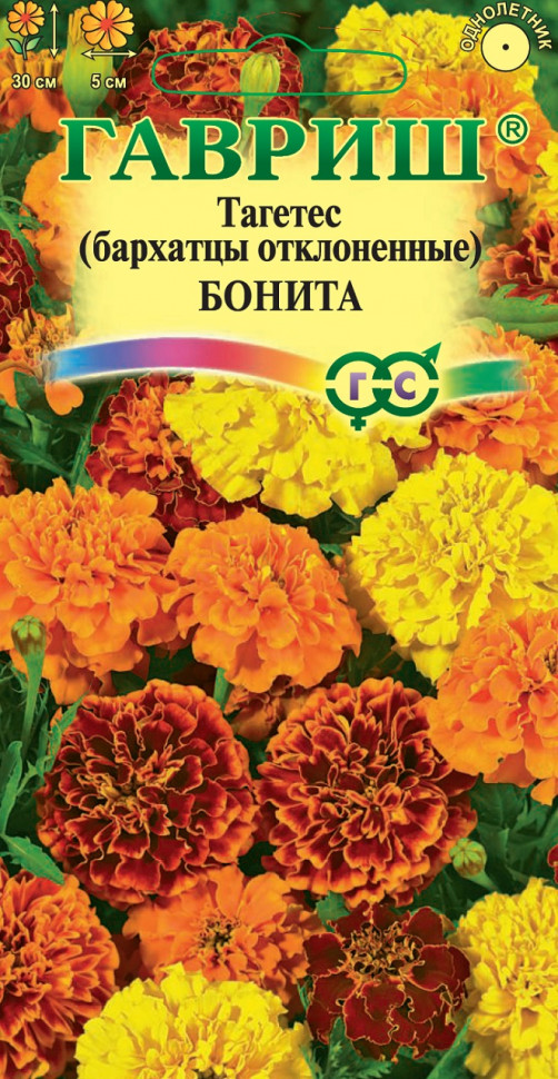 

Семена бархатцы Бонита Гавриш 10006568-10 10 уп.