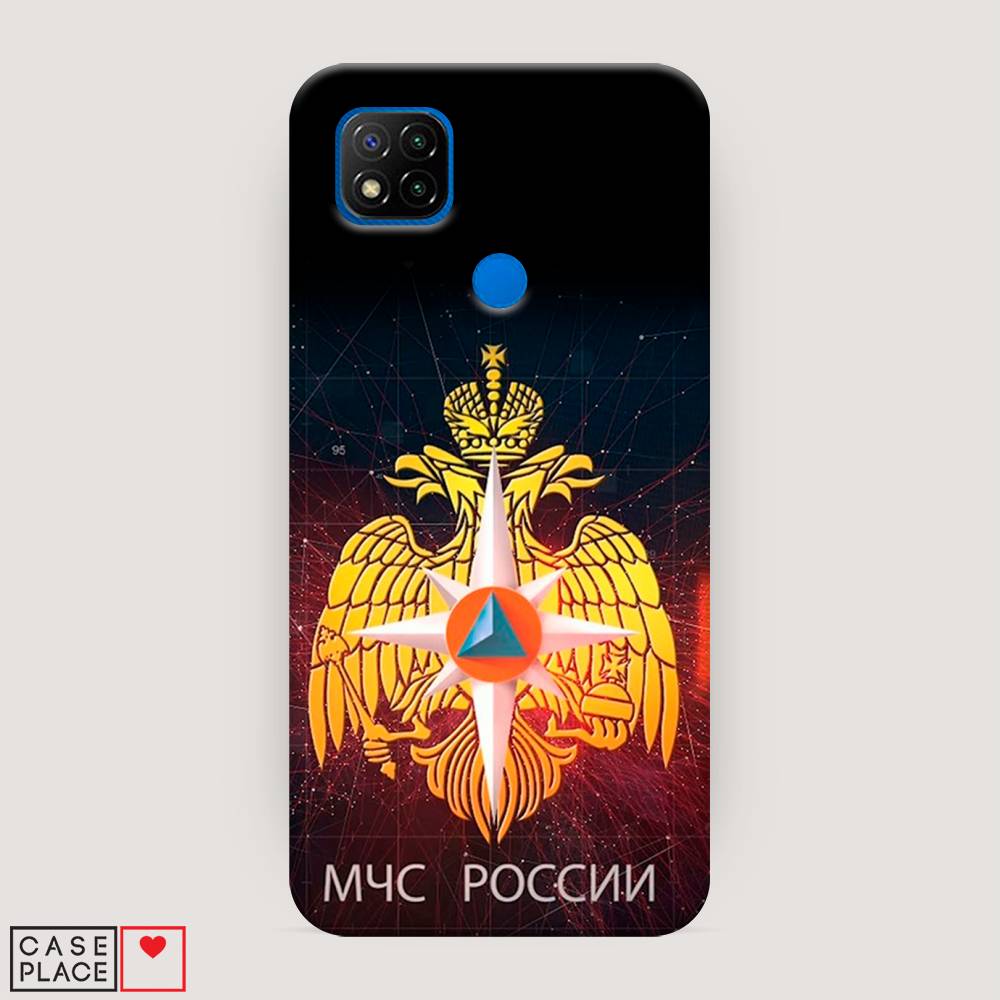 фото Пластиковый чехол "мчс россии" на xiaomi redmi 9c awog