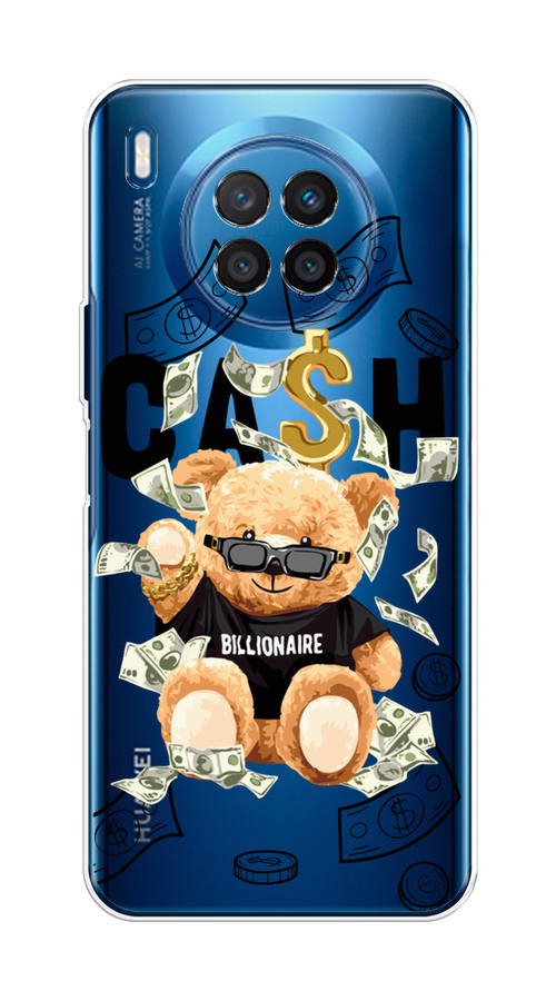 

Чехол на Huawei Nova 8i "Big cash", Черный;серый;бежевый, 6106350-6