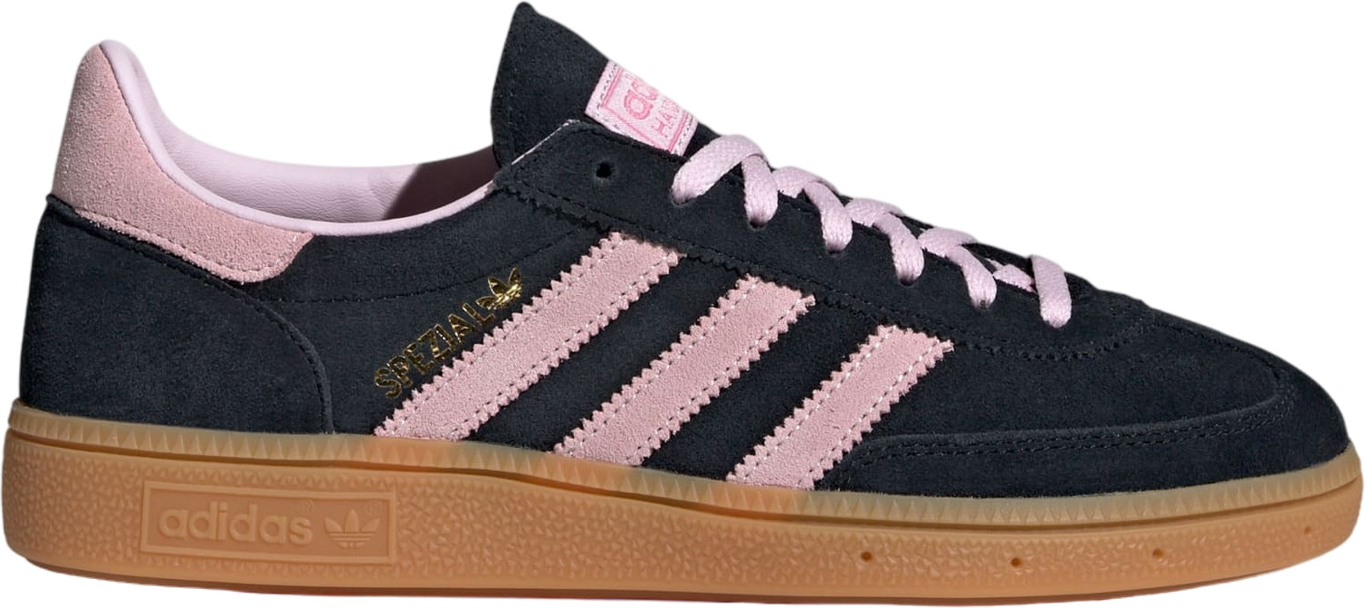 

Кеды женские Adidas HANDBALL SPEZIAL W черные 7 UK, Черный, HANDBALL SPEZIAL W