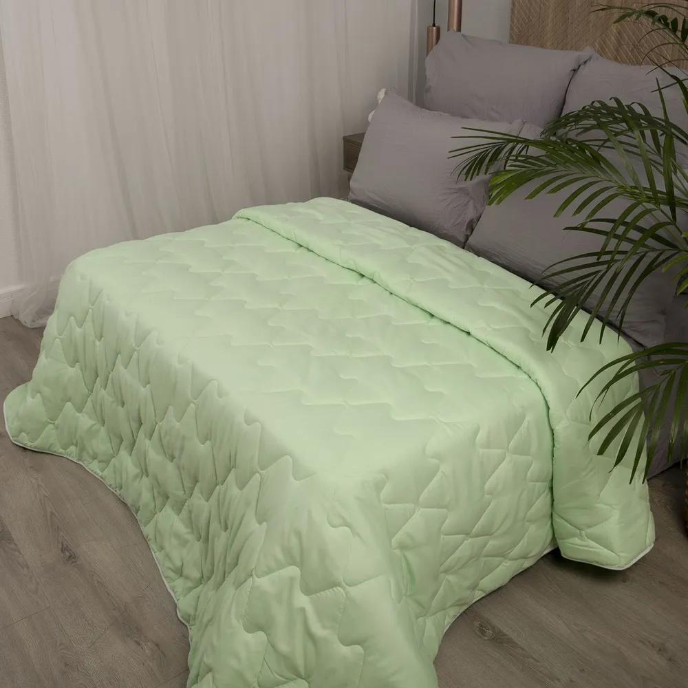 Одеяло 2 спальное 175х220 см всесезонное теплое Эвкалиптовое волокно, наполнитель 200гр