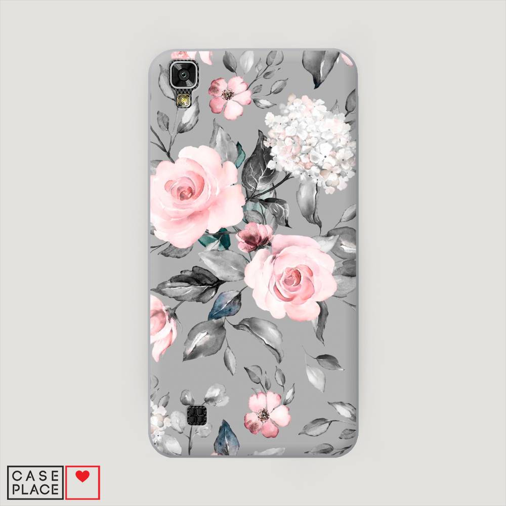 

Чехол Awog "Розы на сером" для LG X Power (K220DS), 82350-8