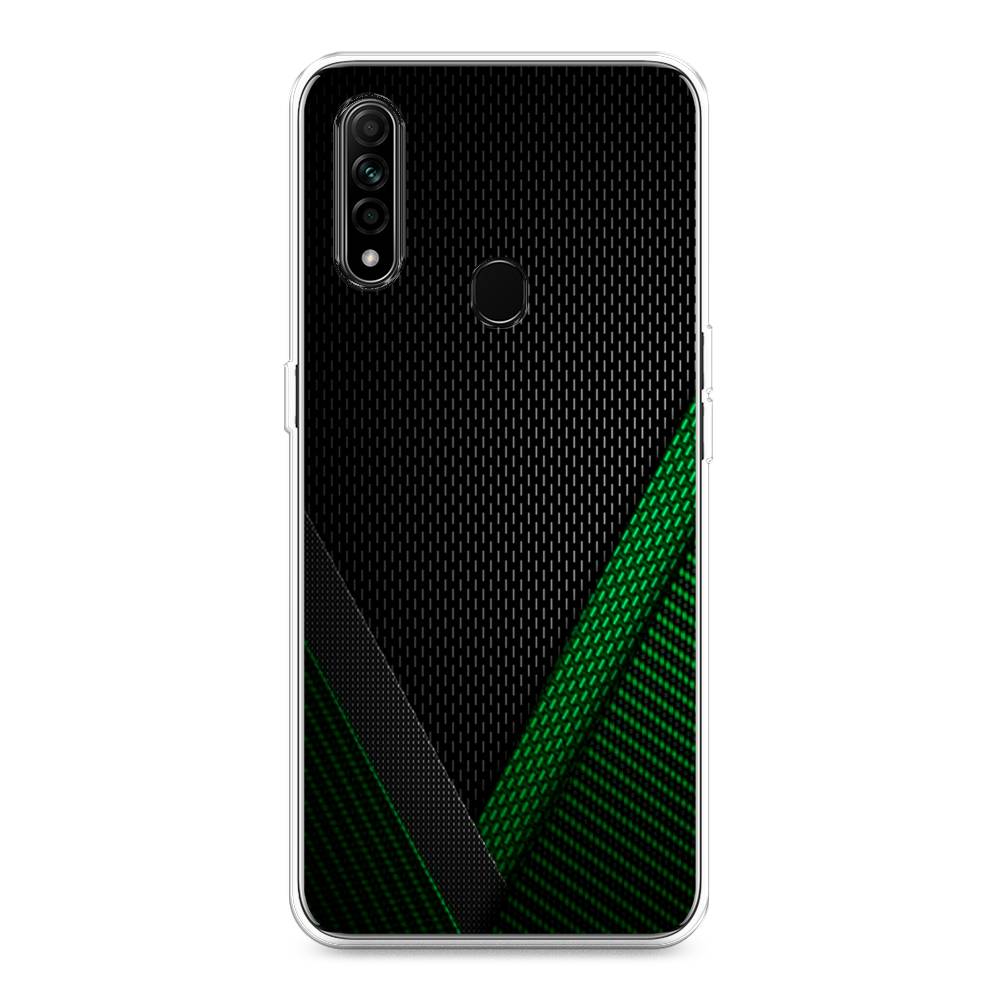 

Чехол Awog на Oppo A31 "Зеленый карбон", Разноцветный, 252250-3