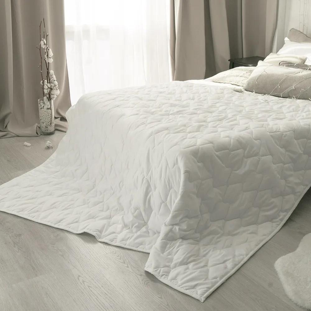Одеяло 1,5 спальное всесезонное стеганое 145х200 см Бамбук, наполнитель 200гр