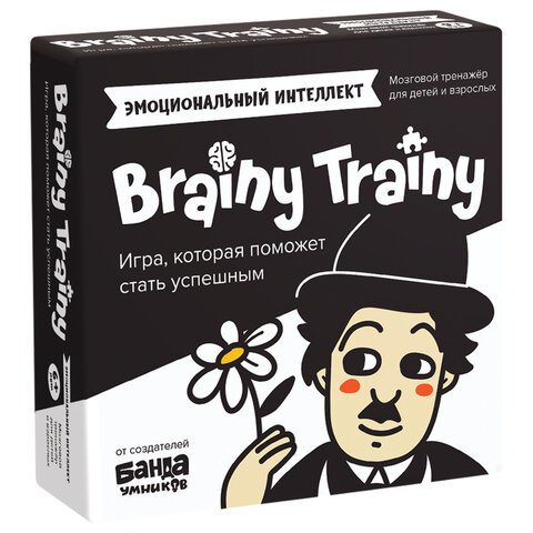 

Игра головоломка развивающая "BRAINY TRAINY. Эмоциональный интеллект" 80 карточек, BRAINY