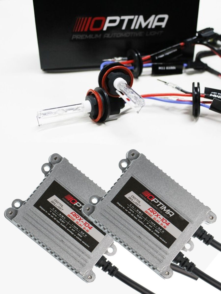 

Комплект Ксенона Optima H4 4300k Premium Slim 35W