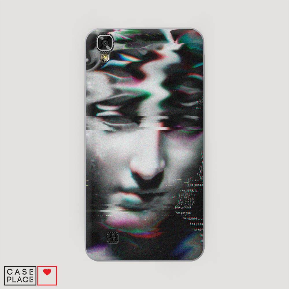 

Чехол Awog на LG X Power (K220DS) "Glitch Art", Серый, 82350-9