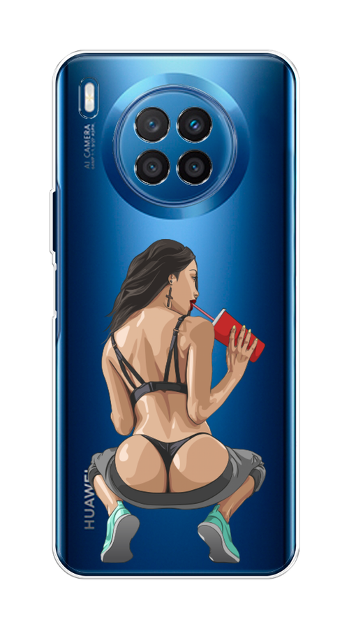 

Чехол на Huawei Nova 8i "Сочные булочки", Бежевый;красный;черный, 6106350-6