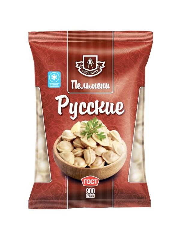 

Пельмени Русские свинина-говядина 900 г
