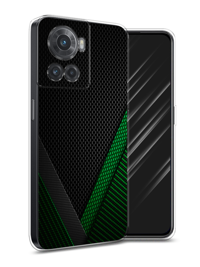 

Чехол Awog на OnePlus Ace / ВанПлас Ace "Зеленый карбон", Разноцветный, 153050-3