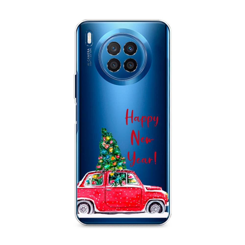 

Чехол для Huawei Nova 8i/Honor 50 lite "Happy New Year", Красный;зеленый, 6106350-5
