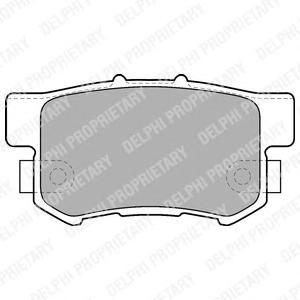 

Тормозные колодки DELPHI дисковые LP1507
