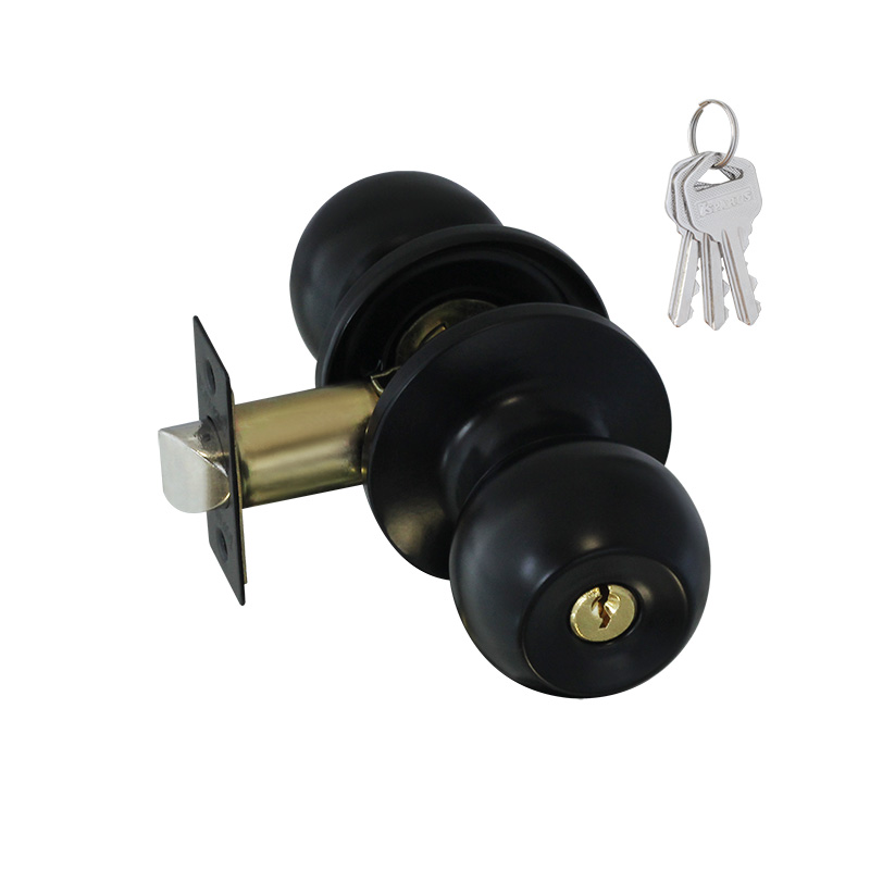 Ручка-защелка НОРА-М ISPARUS ЗШ-01, поворотная, межкомнатная, ключ/фиксатор, черный ручка локри без ключа и фиксатора зш 05 bkps pb золото