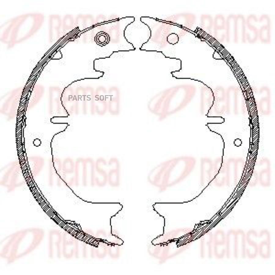 

Колодки Тормозные Барабанные Ручника Toyota Land Cruiser 2.7-4.0/3.0Td/D 96>