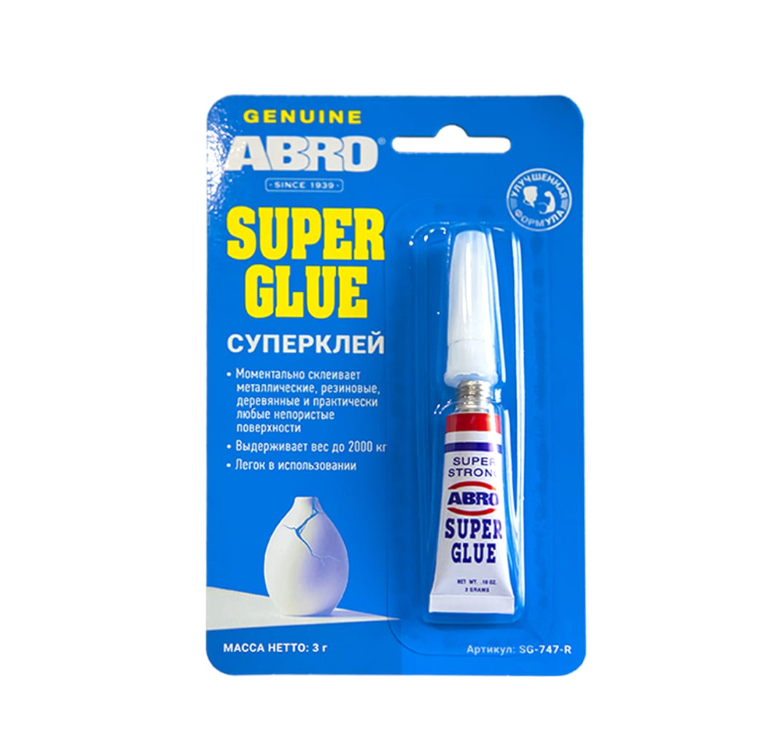 

Супер клей 3гр ABRO SG-747-R