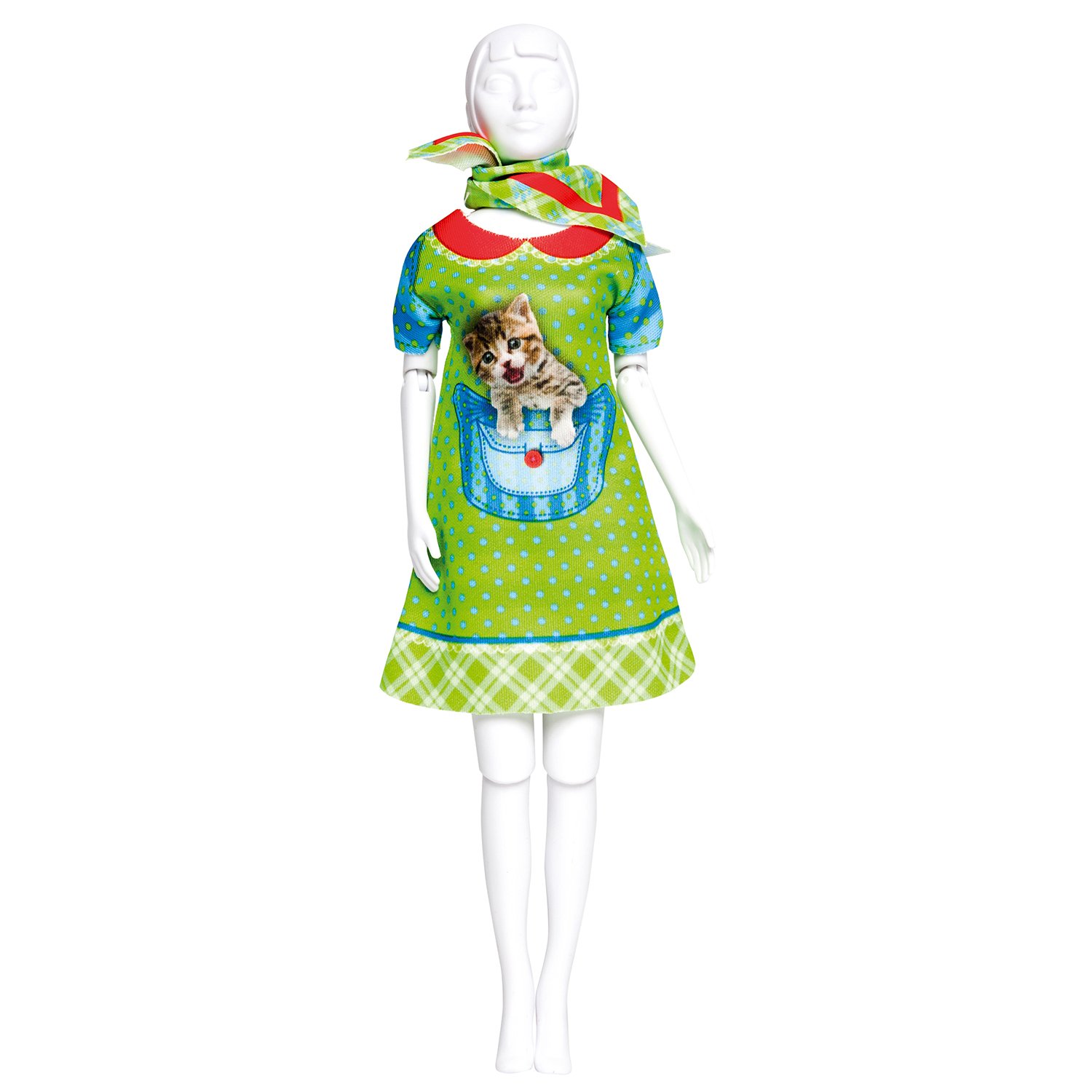 

DressYourDoll Одежда для кукол, №2, Twiggy Kitten, Зеленый, Одежда для кукол, №2, Twiggy Kitten