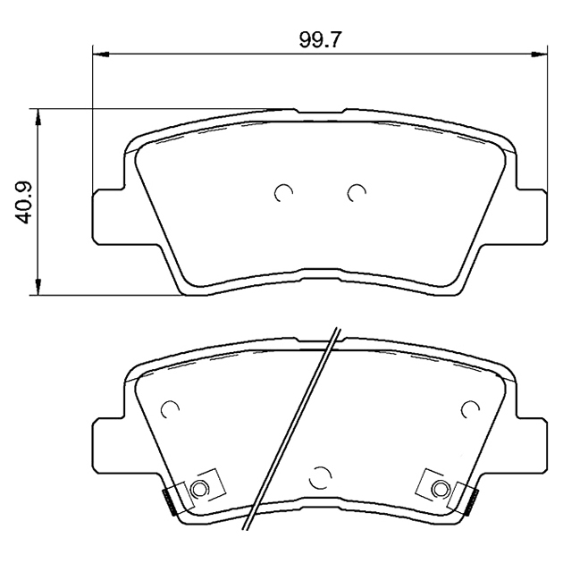 

Тормозные колодки brembo задние для Kia Soul 2009-/Hyundai Sonata 5 2005- P30067