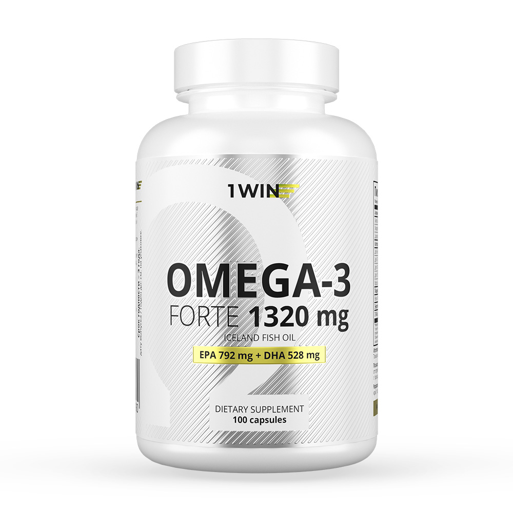 Омега-3 форте 60% 1WIN капсулы 1320 мг 100 шт.